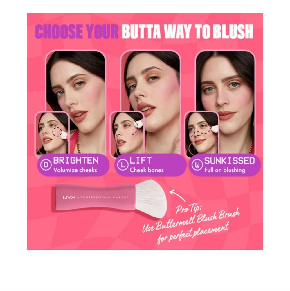 β¨3/$25β¨NYX Buttermelt Blush Shade:Butta Together π©· β¨ π - Picture 6 of 6